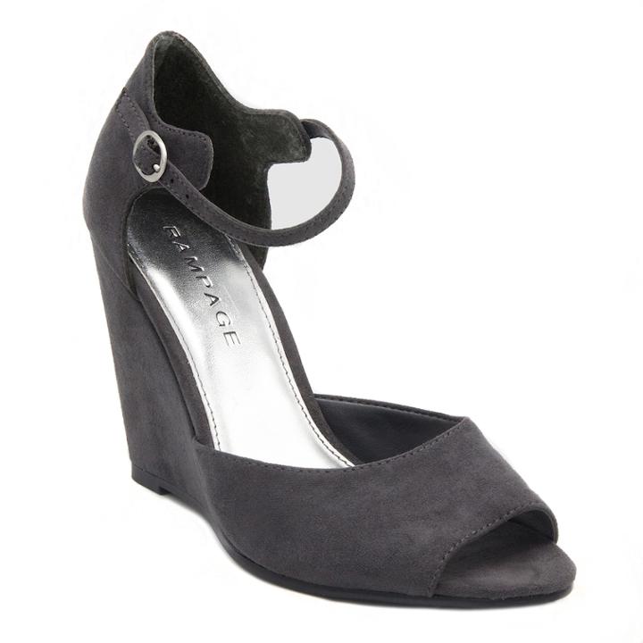 Rampage Corrine Women's Dress Wedges, Size: Medium (6), Grey
