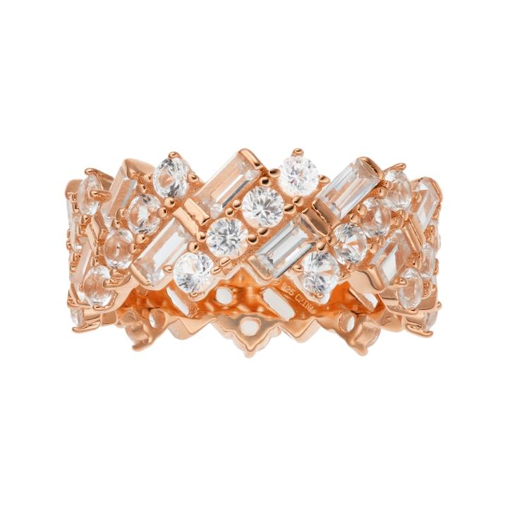 Lab-created White Sapphire Cluster Ring, Women's, Size: 8