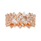 Lab-created White Sapphire Cluster Ring, Women's, Size: 8