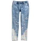 Girls 7-16 & Plus Size So&reg; Ankle Jeggings, Size: 10, Med Blue