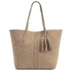 Sonoma Goods For Life&trade; Winona Laced Tassel Tote, Women's, Lt Brown