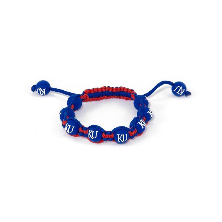 Kansas Jayhawks Bead Bracelet, Girl's, Multicolor, Durable