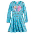 Girls 4-7 My Little Pony Rainbow Dash Flip Sequins Skater Dress, Size: 7, Turquoise/blue (turq/aqua)