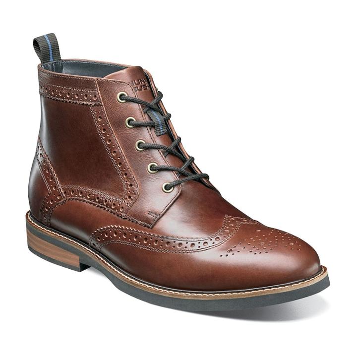 Nunn Bush Odell Men's Wingtip Dress Boots, Size: Medium (10.5), Multicolor