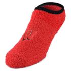 Wisconsin Badgers Chenille Women's Slipper Socks, Size: 9-11, Red