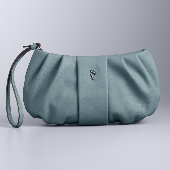 Simply Vera Vera Wang Messina Wristlet, Women's, Light Blue