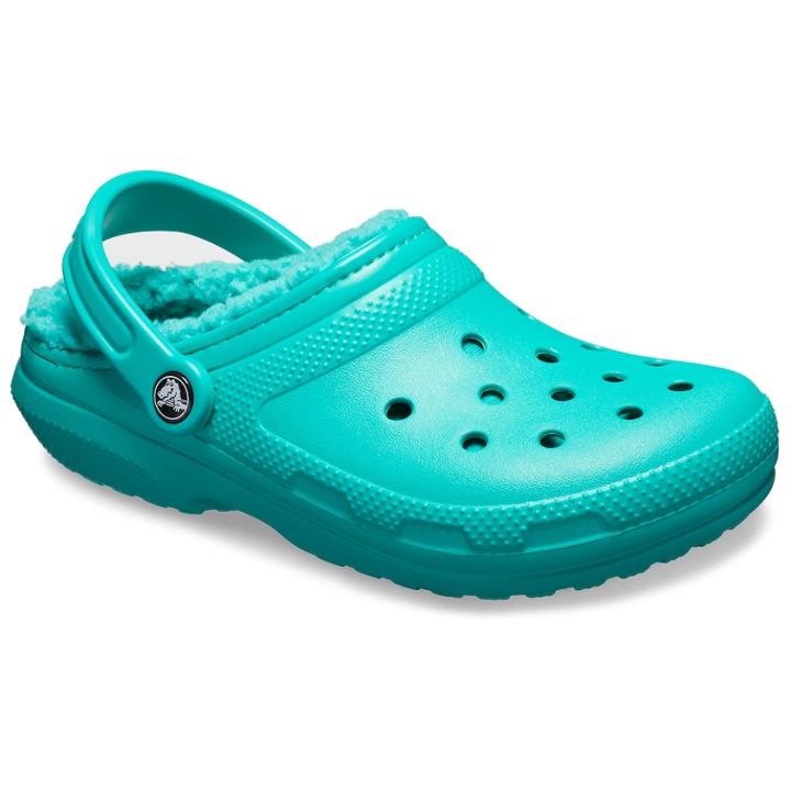 Crocs Classic Fuzz Lined Adult Clogs, Men's, Size: M8w10, Dark Green