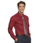 Men's Van Heusen Regular-fit Lux Sateen Dress Shirt, Size: 18-34/35, Red
