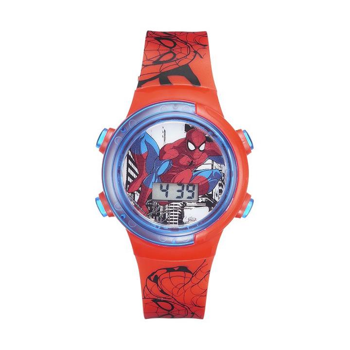 Marvel Ultimate Spider-man Kids' Digital Light-up Watch, Size: Medium, Red