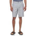 Men's Marc Anthony Slim-fit Patterned Shorts, Size: 34, Blue