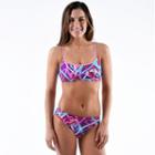 Dolfin, Women's Uglies Printed Workout Bikini 2-pc. Set, Size: Xxs, Red Other