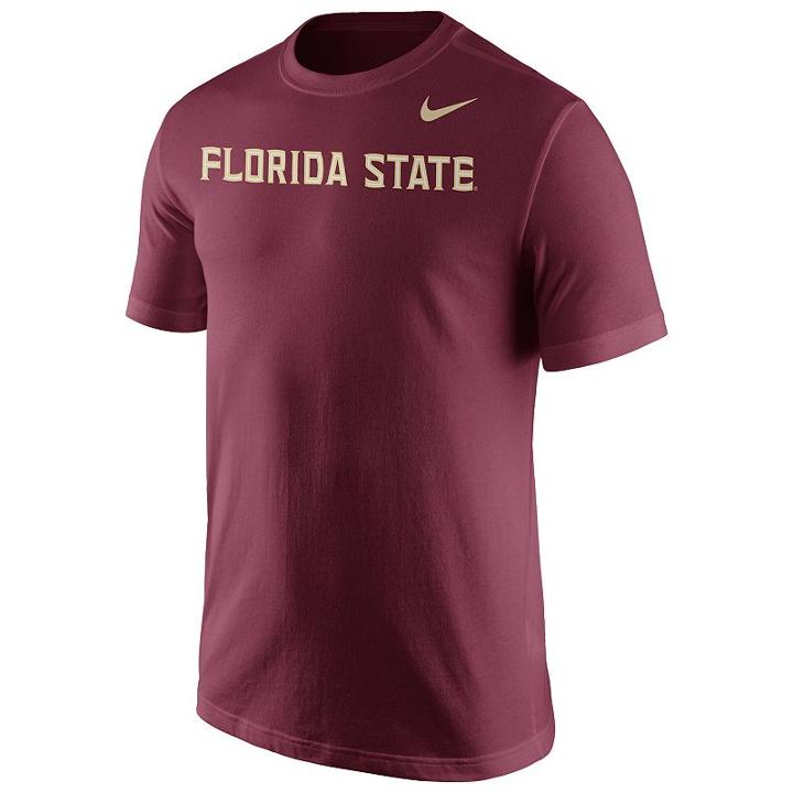 Men's Nike Florida State Seminoles Wordmark Tee, Size: Large, Red