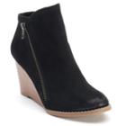 Sonoma Goods For Life&trade; Women's Wedge Ankle Boots, Size: 8.5, Black