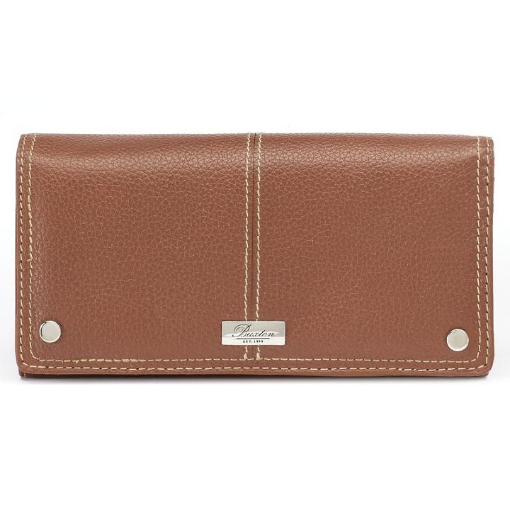 Buxton Westcott Expandable Leather Clutch, Women's, Beig/green (beig/khaki)