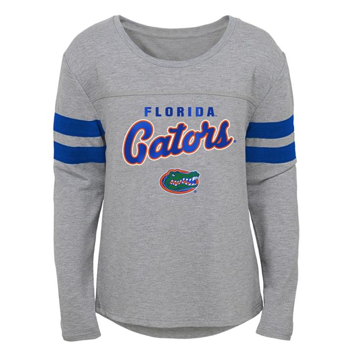 Girls 7-16 Florida Gators Field Armour Tee, Size: Medium, Grey