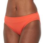Women's Apt. 9&reg; Solid Hipster Bikini Bottoms, Size: Medium, Med Orange