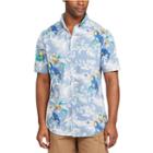 Men's Chaps Classic-fit Tropical Button-down Shirt, Size: Xl, Blue