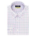 Men's Chaps Slim-fit Stretch Collar Dress Shirt, Size: 18.5 37/8t, Med Pink