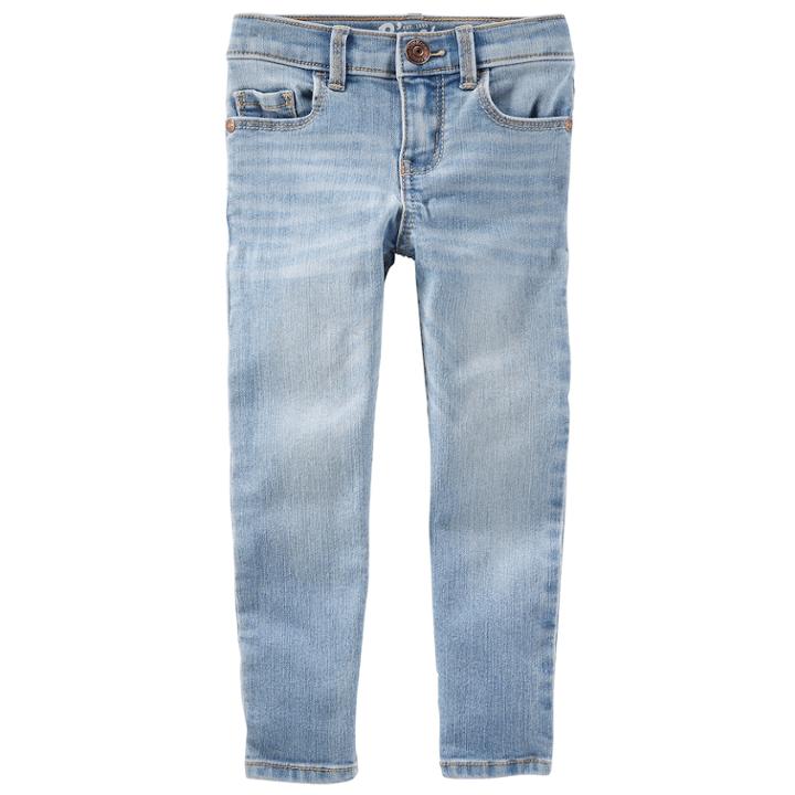 Girls 4-12 Oshkosh B'gosh&reg; Super Skinny Jeans, Size: 7, Blue