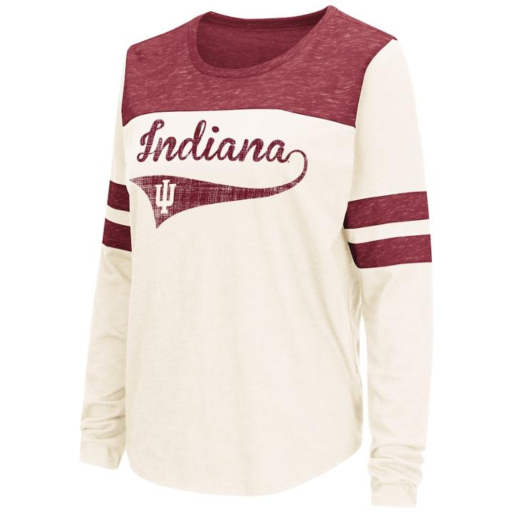 Women's Indiana Hoosiers My Way Tee, Size: Xl, White