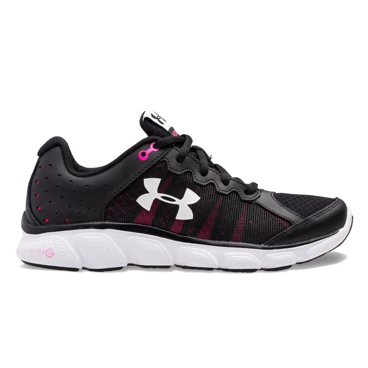 Under Armour Micro G Assert 6 Women's Running Shoes, Size: 9.5, Black