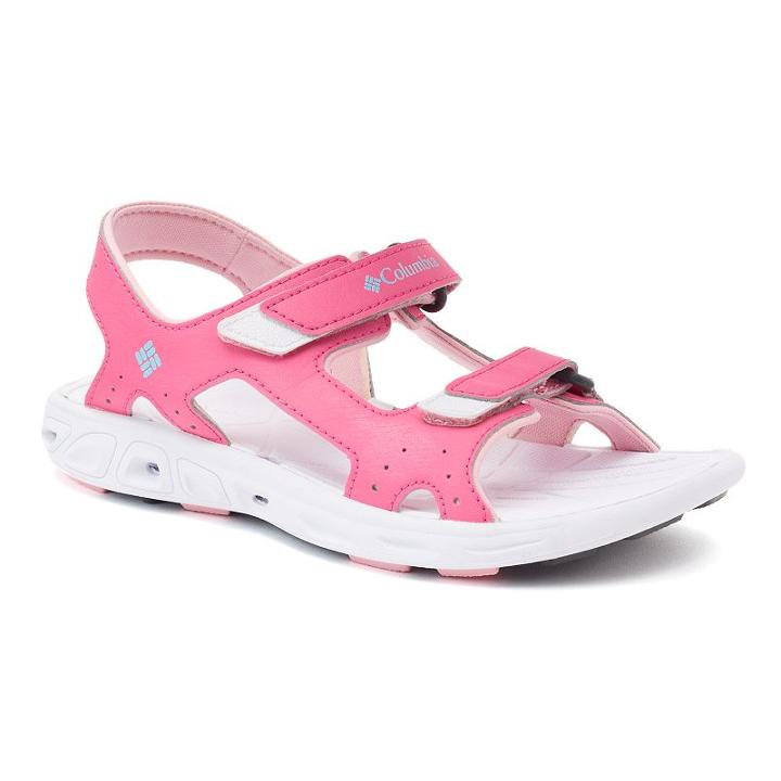Columbia Techsun Girls' Water Sandals, Size: 7, Dark Pink