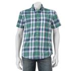 Men's Sonoma Goods For Life&trade; Modern-fit Poplin Button-down Shirt, Size: Small, Med Green