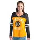 Women's Boston Bruins Goal Line Tee, Size: Small, Multicolor