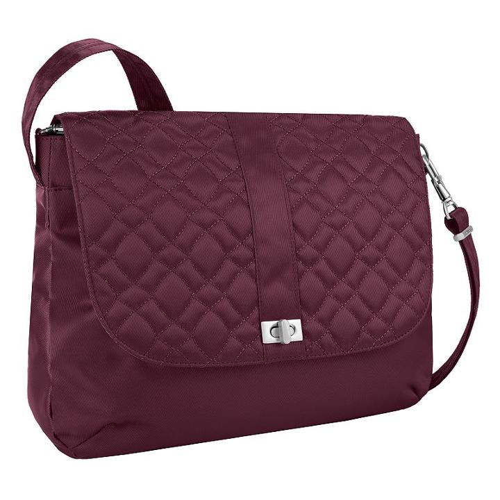 Travelon Anti-theft Signature Crossbody Bag, Women's, Red
