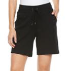 Women's Croft & Barrow&reg; Knit Bermuda Shorts, Size: Xl, Black