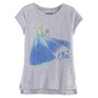 Disney's Frozen Girls 4-10 Elsa High-low Tee By Jumping Beans&reg;, Size: 6, Light Grey