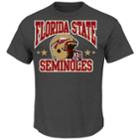 Section 101 By Majestic Florida State Seminoles Laundry On The Turf Tee - Men, Size: Small, Grey