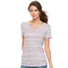 Women's Sonoma Goods For Life&trade; Crisscross Tee, Size: Small, Med Pink
