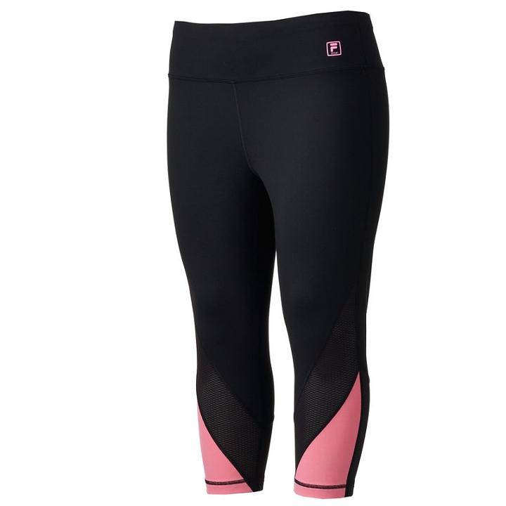 Plus Size Fila Sport&reg; Workout Crop Leggings, Women's, Size: 2xl, Med Pink