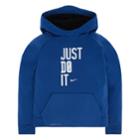 Boys 4-7 Nike Just Do It Therma-fit Hoodie, Size: 5, Med Blue