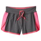 Girls 7-16 & Plus Size So&reg; Soft Running Shorts, Girl's, Size: 14 1/2, Dark Pink