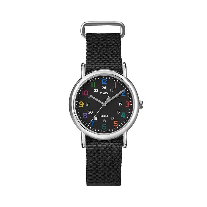 Timex Women's Weekender Watch - T2n869ky, Size: Medium, Black
