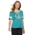 Juniors' Harry Potter Muggles Football Graphic Tee, Teens, Size: Large, Green