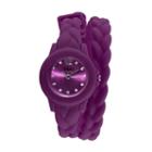 Tko Orlogi Women's Crystal Braided Wrap Watch, Purple