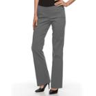 Petite Apt. 9&reg; Brynn Modern Fit Bootcut Pull-on Pants, Women's, Size: 2p-short, Grey Other