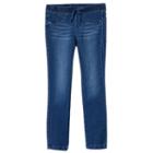 Girls 4-6x Squeeze Ribbed Waistband Skinny Jeans, Girl's, Size: 4, Blue Other
