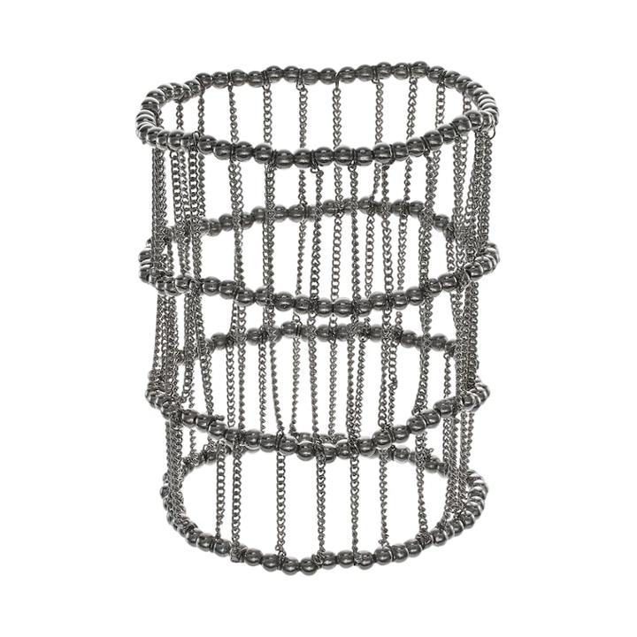 Simply Vera Vera Wang 10th Anniversary Wide Woven Stretch Bracelet, Women's, Med Grey
