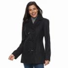 Women's Braetan Wool Blend Double-breasted Peacoat, Size: Xxl, Grey