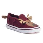 Vans Asher Toddler Girls' Reindeer Shoes, Girl's, Size: 6 T, Black