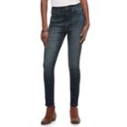 Juniors' Mudd&reg; Flx Stretch High-rise Jean Leggings, Teens, Size: 15 Long, Blue