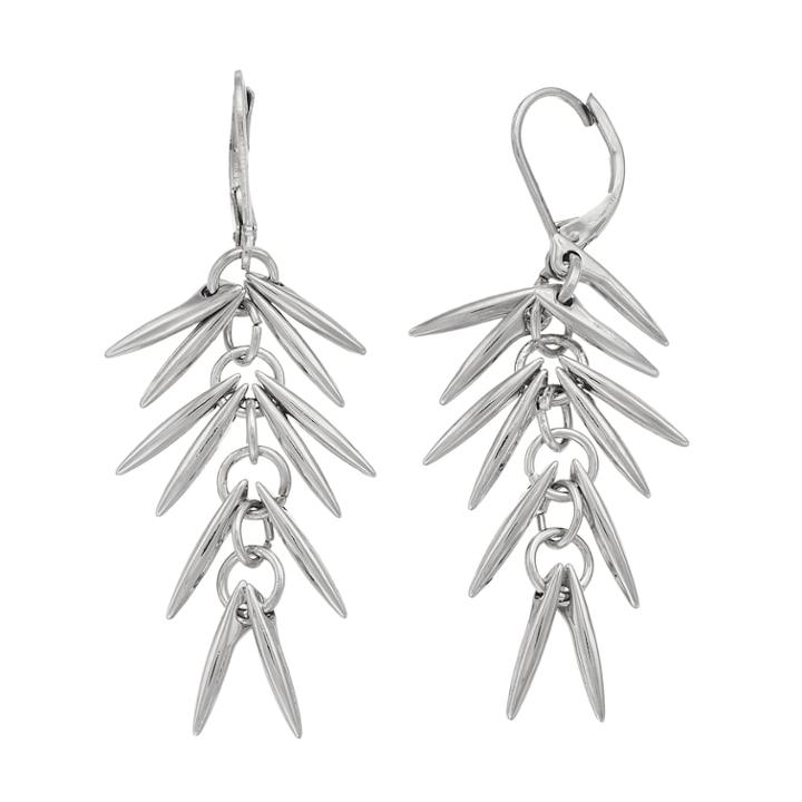 Simply Vera Vera Wang Shaky Stick Nickel Free Linear Earrings, Women's, Silver