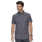 Men's Marc Anthony Slim-fit Stretch Woven Button-down Shirt, Size: Small, Blue