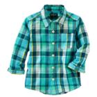 Boys 4-8 Oshkosh B'gosh&reg; Plaid Button-down Shirt, Boy's, Size: 8, Ovrfl Oth