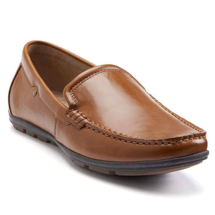 Apt. 9&reg; Winton Men's Driving Moccasins, Size: 11, Med Brown