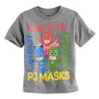 Boys 4-7 Pj Masks Owlette, Gekko & Catboy Graphic Tee, Size: 4, Grey